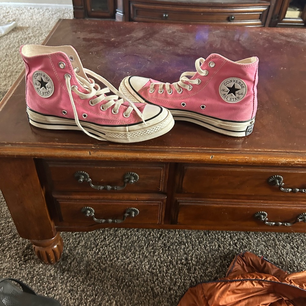 Converse Pink High-Top Sneakers